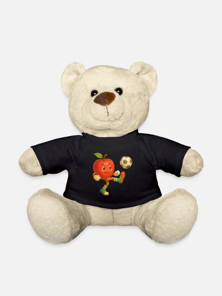 Apfel - Teddy - Schwarz