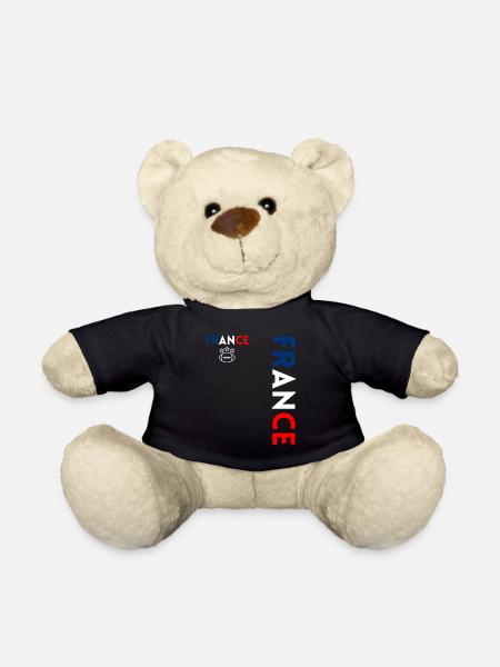 Rugby Joueur Fan Rugby Supporter la Rugby France - Nounours - noir