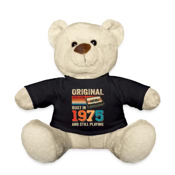 Original 1975 Rétro Cassette Design 50e anniversaire - Nounours - noir - Devant