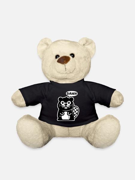 Maudit castor - Nounours - noir