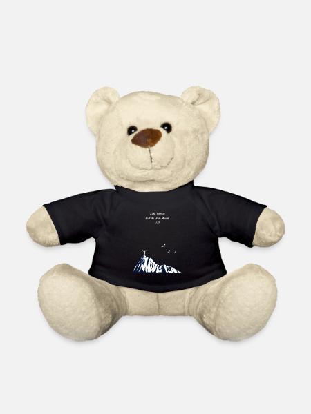 Wandern Minimalistisch - Teddy - Schwarz