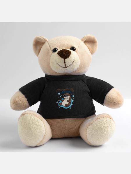 Ottermäßig cool – Lustiger Otter - Teddy - Schwarz - Vorne