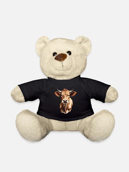 Braune Kuh - Teddy - Schwarz