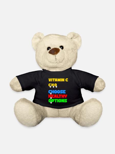 Vitamin C Wählen Sie gesunde Optionen - Teddy - Schwarz