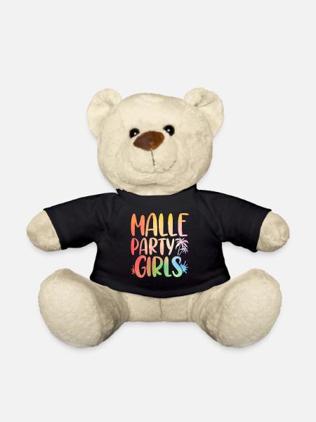 Malle Girls Tour Mädelsabend Mallorca Party Urlaub - Teddy - Schwarz