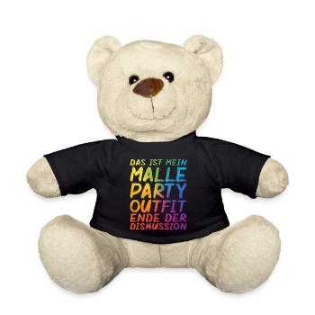 This is my Malle Party Outfit - Teddy Bear - black - Front