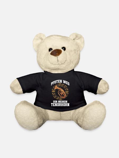 Pfoten weg von meinem Tenorhorn für Tenorhornisten - Teddy - Schwarz