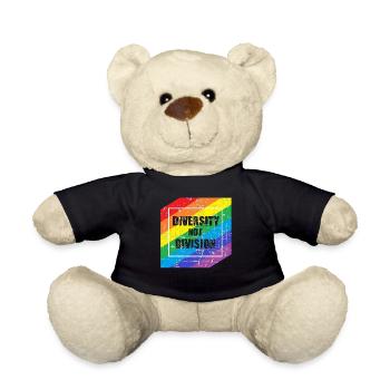 Feiern Sie die Vielfalt, nicht die Spaltung, die Einheit - Teddy - Schwarz - Vorne