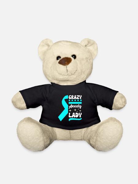 Angststörung Anxiety disorder - Teddy - Schwarz