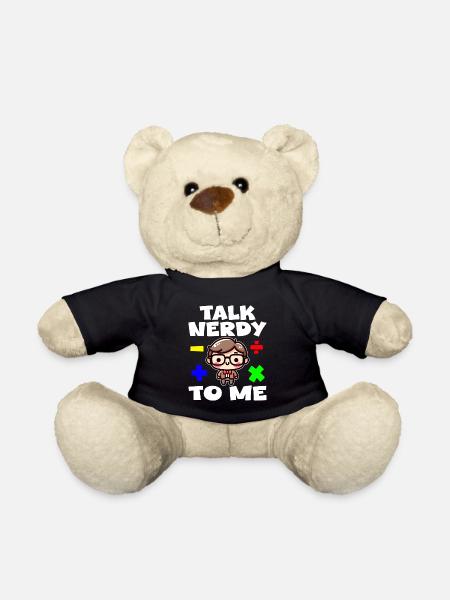 SPRICH NERDIG MIT MIR - TEACHET GESCHENK - Teddy - Schwarz