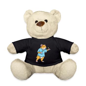 Hamster Dart Dartpfeil - Teddy Bear - black - Front
