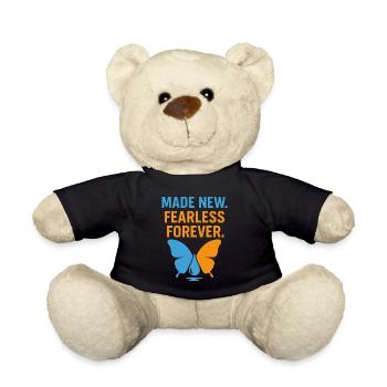 Neu Geboren Unerschrocken Für Immer Schmetterling - Teddy - Schwarz - Vorne