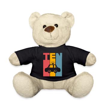 10e anniversaire de la police - Nounours - noir - Devant
