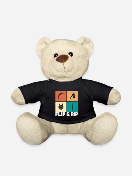 Kunstspringen Turmspringer Sprungbrett - Teddy - Schwarz