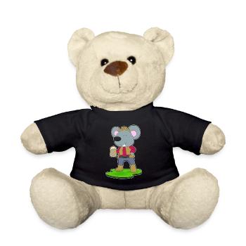 Maus Bier - Teddy - Schwarz - Vorne