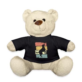 Dog Drawing - Teddy Bear - black - Front
