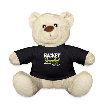 Tennis Spieler Racket Scientist - Teddy - Schwarz - Vorne