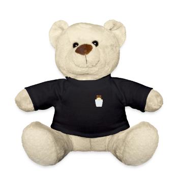 Hamster in breast pocket - Teddy Bear - black - Front