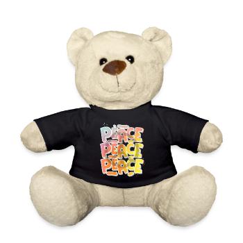 Paix - Nounours - noir - Devant