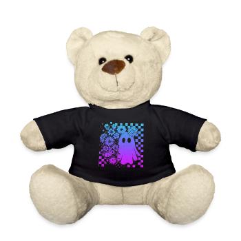 Neon fantôme Halloween cadeau Spooky Party - Nounours - noir - Devant