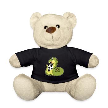 serpent joueur de football football - Nounours - noir - Devant