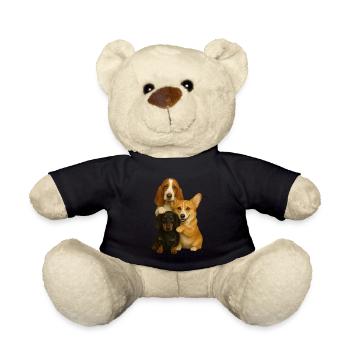 Hund Hunde Süße Hunde - Teddy - Schwarz - Vorne