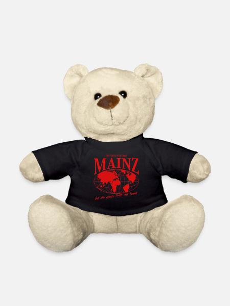 Mainz Heimat Stolz Fußball Geschenk - Teddy - Schwarz