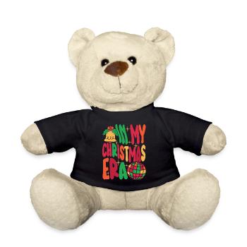 Christmas Xmas Saying In My Christmas Era - Teddy Bear - black - Front