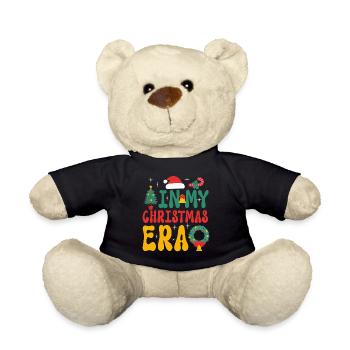 Christmas Xmas Saying In My Christmas Era - Teddy Bear - black - Front