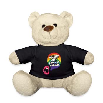 Queer Pride Queer Joy Lgbtq+ Affirmation Trans - Teddy Bear - black - Front