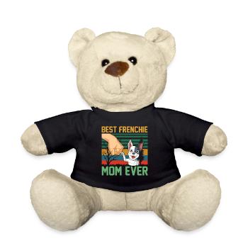Best Frenchie Mom Ever – Cute  French Bulldog - Teddy Bear - black - Front