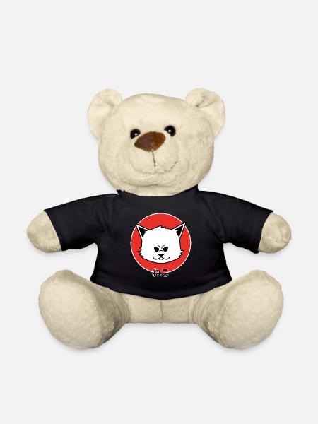 Cat Neko Japanese - Teddy Bear - black