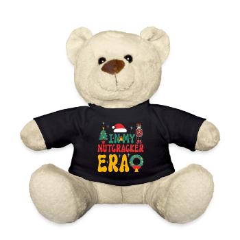 Weihnachten Xmas Spruch In My Nutcracker Era - Teddy - Schwarz - Vorne