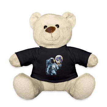 Astronaute spatial avec lampe globe - Nounours - noir - Devant