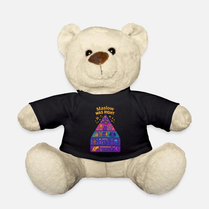 Maslow hatte Recht - Teddy - Schwarz