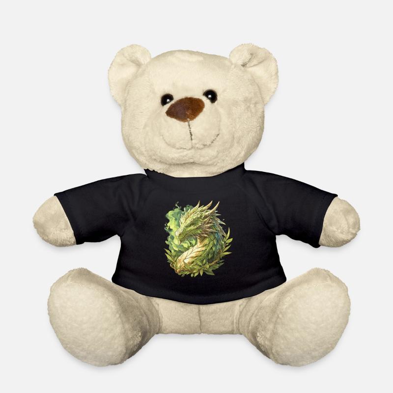 Drachen Drache - Teddy - Schwarz