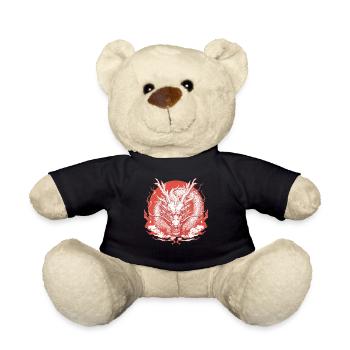 Dragon Dragon - Teddy Bear - black - Front