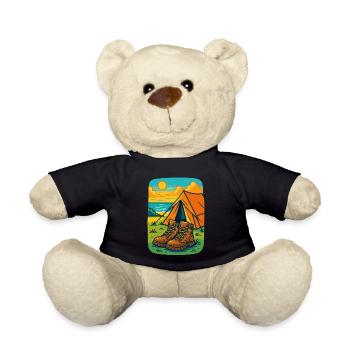 Camping Aventure Bottes Tente Plage - Nounours - noir - Devant