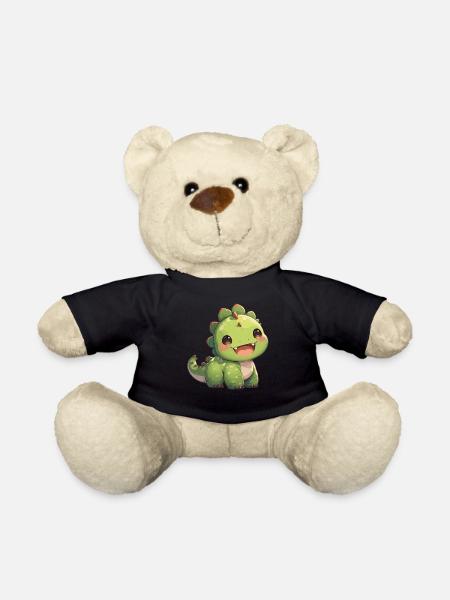 Dino Saurier Dinosaurier - Teddy - Schwarz