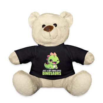 Dino Dinosaur Dinosaur - Teddy Bear - black - Front