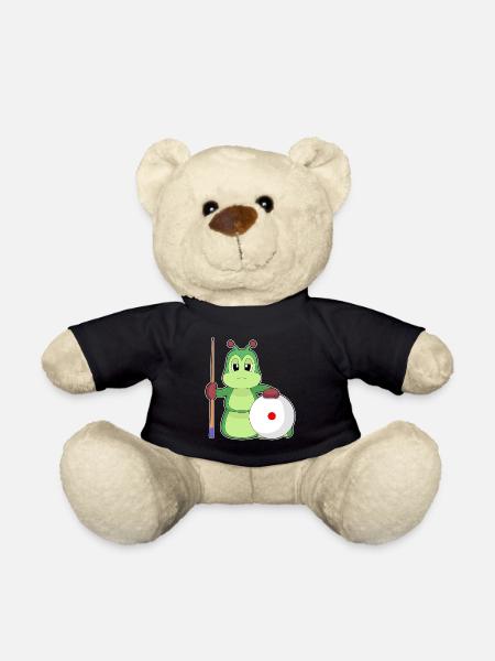 Raupe Billiard Queue - Teddy - Schwarz