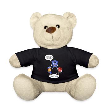 Lustiger Chemielehrer – Periodensystem Elents - Teddy - Schwarz - Vorne