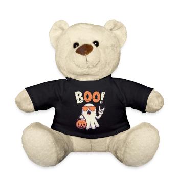 Bouh ! Un design fantôme cool pour les fans d'Halloween - Nounours - noir - Devant