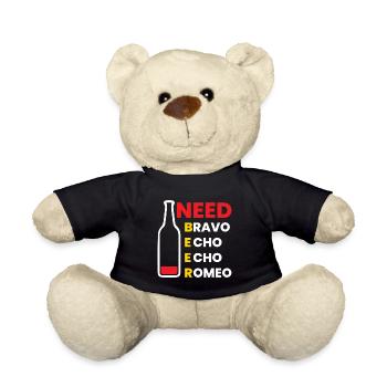 Conception de bouteille Lust For Life - Nounours - noir - Devant