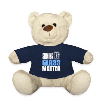Vitrier Artisanat Professionnel Fenêtre Pride - Nounours - bleu marine - Devant