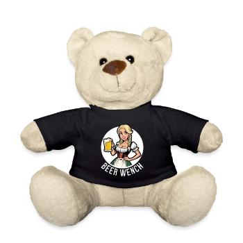 Beer Wench - Teddy Bear - black - Front