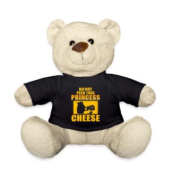 Intolérant au lactose, ne donnez pas ce fromage princesse - Nounours - noir - Devant