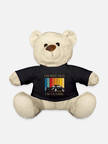 Humour sur les voitures classiques - Nounours - noir