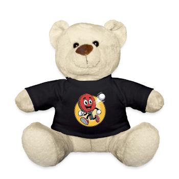 Table Tennis Cartoon Design - Teddy - Schwarz - Vorne