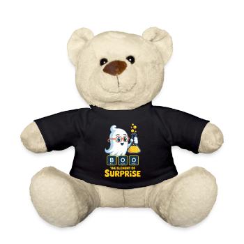 Halloween Chemistry Periodic Quote - Teddy Bear - black - Front